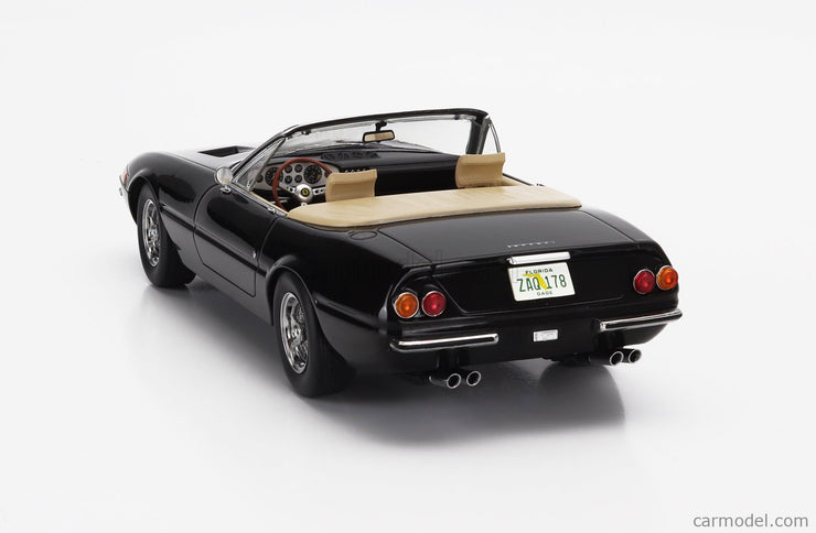 Ferrari 365 GTS Daytona Spider 1-SERIES Open USA Version 1969 1:18 KK Scale čierna