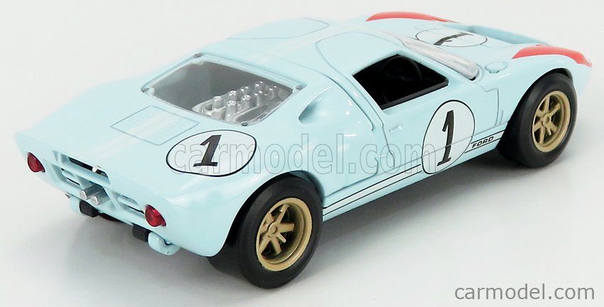 Ford GT40 Mkii 7.0L V8 Team Shelby American Inc. N°1 2. Miesto (but Really Víťaz) 24h Le Mans 1966 Ken Miles - Denny Hulme 1:43 Norev svetlomodrá