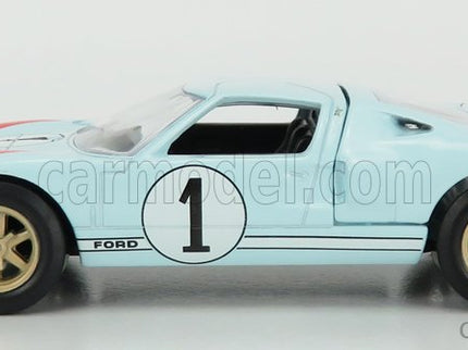Ford GT40 Mkii 7.0L V8 Team Shelby American Inc. N°1 2. Miesto (but Really Víťaz) 24h Le Mans 1966 Ken Miles - Denny Hulme 1:43 Norev svetlomodrá