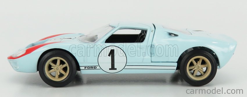 Ford GT40 Mkii 7.0L V8 Team Shelby American Inc. N°1 2. Miesto (but Really Víťaz) 24h Le Mans 1966 Ken Miles - Denny Hulme 1:43 Norev svetlomodrá