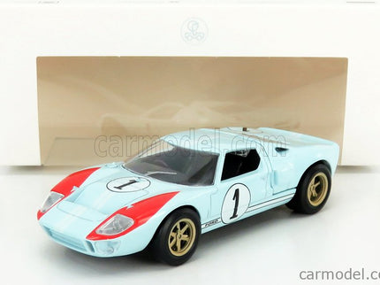Ford GT40 Mkii 7.0L V8 Team Shelby American Inc. N°1 2. Miesto (but Really Víťaz) 24h Le Mans 1966 Ken Miles - Denny Hulme 1:43 Norev svetlomodrá