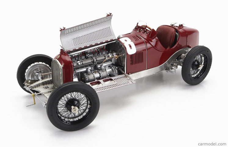 ALFA ROMEO Set 3X All Víťaz F1 P3 GP 1932 Tazio Nuvolari - N°12 France - N°30 Coppa Ciano - N°8 Coppa Acerbo - With Figúrka A Showcase 1:18 CMC rôzne farby