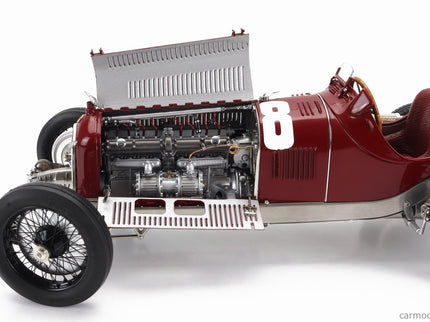 ALFA ROMEO Set 3X All Víťaz F1 P3 GP 1932 Tazio Nuvolari - N°12 France - N°30 Coppa Ciano - N°8 Coppa Acerbo - With Figúrka A Showcase 1:18 CMC rôzne farby