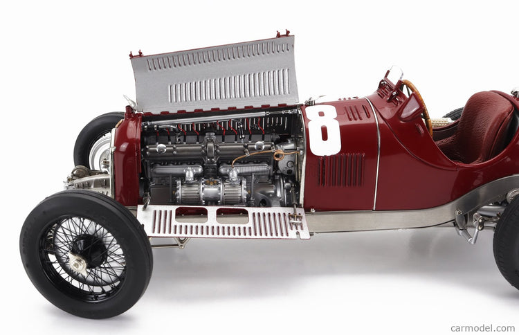 ALFA ROMEO Set 3X All Víťaz F1 P3 GP 1932 Tazio Nuvolari - N°12 France - N°30 Coppa Ciano - N°8 Coppa Acerbo - With Figúrka A Showcase 1:18 CMC rôzne farby