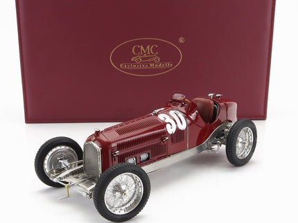 ALFA ROMEO Set 3X All Víťaz F1 P3 GP 1932 Tazio Nuvolari - N°12 France - N°30 Coppa Ciano - N°8 Coppa Acerbo - With Figúrka A Showcase 1:18 CMC rôzne farby