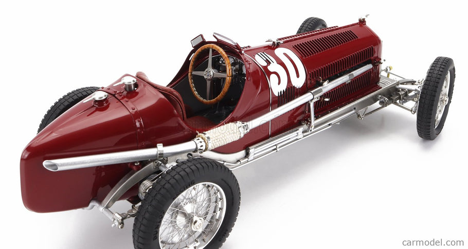 ALFA ROMEO Set 3X All Víťaz F1 P3 GP 1932 Tazio Nuvolari - N°12 France - N°30 Coppa Ciano - N°8 Coppa Acerbo - With Figúrka A Showcase 1:18 CMC rôzne farby
