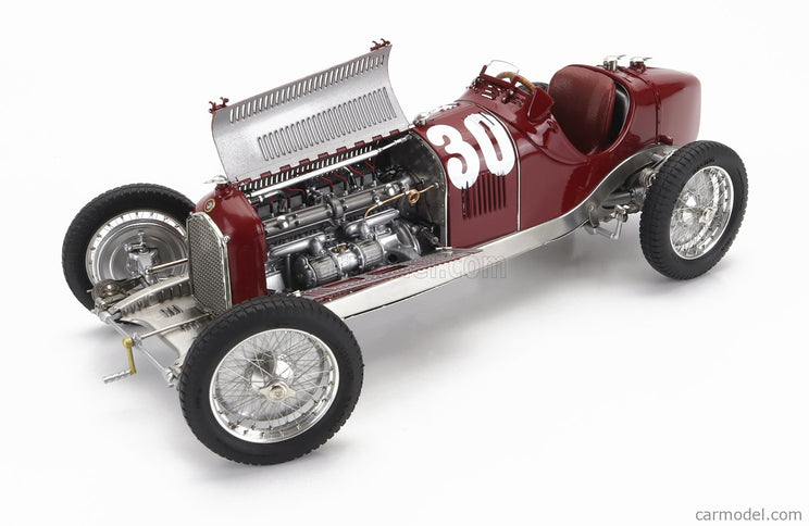 ALFA ROMEO Set 3X All Víťaz F1 P3 GP 1932 Tazio Nuvolari - N°12 France - N°30 Coppa Ciano - N°8 Coppa Acerbo - With Figúrka A Showcase 1:18 CMC rôzne farby