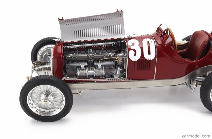 ALFA ROMEO Set 3X All Víťaz F1 P3 GP 1932 Tazio Nuvolari - N°12 France - N°30 Coppa Ciano - N°8 Coppa Acerbo - With Figúrka A Showcase 1:18 CMC rôzne farby