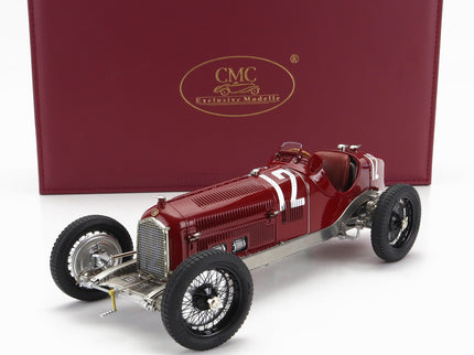 ALFA ROMEO Set 3X All Víťaz F1 P3 GP 1932 Tazio Nuvolari - N°12 France - N°30 Coppa Ciano - N°8 Coppa Acerbo - With Figúrka A Showcase 1:18 CMC rôzne farby