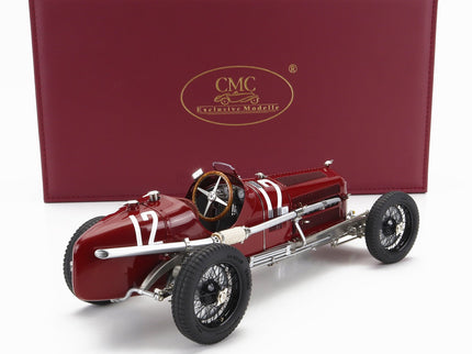 ALFA ROMEO Set 3X All Víťaz F1 P3 GP 1932 Tazio Nuvolari - N°12 France - N°30 Coppa Ciano - N°8 Coppa Acerbo - With Figúrka A Showcase 1:18 CMC rôzne farby
