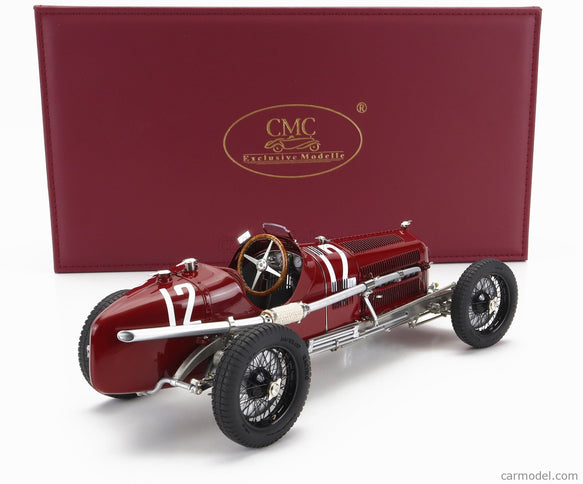 ALFA ROMEO Set 3X All Víťaz F1 P3 GP 1932 Tazio Nuvolari - N°12 France - N°30 Coppa Ciano - N°8 Coppa Acerbo - With Figúrka A Showcase 1:18 CMC rôzne farby