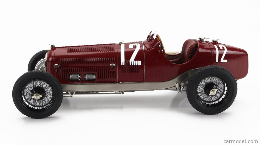 ALFA ROMEO Set 3X All Víťaz F1 P3 GP 1932 Tazio Nuvolari - N°12 France - N°30 Coppa Ciano - N°8 Coppa Acerbo - With Figúrka A Showcase 1:18 CMC rôzne farby