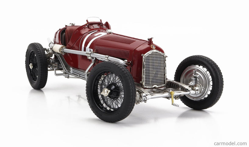 ALFA ROMEO Set 3X All Víťaz F1 P3 GP 1932 Tazio Nuvolari - N°12 France - N°30 Coppa Ciano - N°8 Coppa Acerbo - With Figúrka A Showcase 1:18 CMC rôzne farby