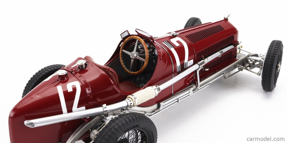 ALFA ROMEO Set 3X All Víťaz F1 P3 GP 1932 Tazio Nuvolari - N°12 France - N°30 Coppa Ciano - N°8 Coppa Acerbo - With Figúrka A Showcase 1:18 CMC rôzne farby