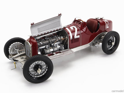 ALFA ROMEO Set 3X All Víťaz F1 P3 GP 1932 Tazio Nuvolari - N°12 France - N°30 Coppa Ciano - N°8 Coppa Acerbo - With Figúrka A Showcase 1:18 CMC rôzne farby