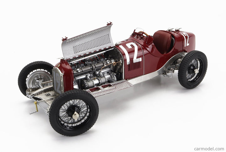 ALFA ROMEO Set 3X All Víťaz F1 P3 GP 1932 Tazio Nuvolari - N°12 France - N°30 Coppa Ciano - N°8 Coppa Acerbo - With Figúrka A Showcase 1:18 CMC rôzne farby