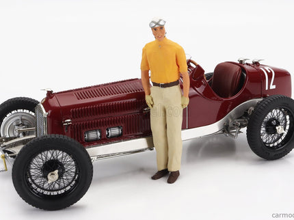 ALFA ROMEO Set 3X All Víťaz F1 P3 GP 1932 Tazio Nuvolari - N°12 France - N°30 Coppa Ciano - N°8 Coppa Acerbo - With Figúrka A Showcase 1:18 CMC rôzne farby