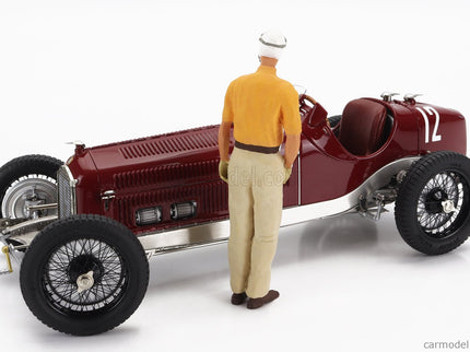 ALFA ROMEO Set 3X All Víťaz F1 P3 GP 1932 Tazio Nuvolari - N°12 France - N°30 Coppa Ciano - N°8 Coppa Acerbo - With Figúrka A Showcase 1:18 CMC rôzne farby