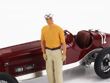 ALFA ROMEO Set 3X All Víťaz F1 P3 GP 1932 Tazio Nuvolari - N°12 France - N°30 Coppa Ciano - N°8 Coppa Acerbo - With Figúrka A Showcase 1:18 CMC rôzne farby