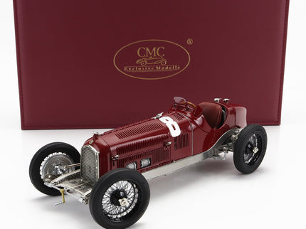 ALFA ROMEO Set 3X All Víťaz F1 P3 GP 1932 Tazio Nuvolari - N°12 France - N°30 Coppa Ciano - N°8 Coppa Acerbo - With Figúrka A Showcase 1:18 CMC rôzne farby