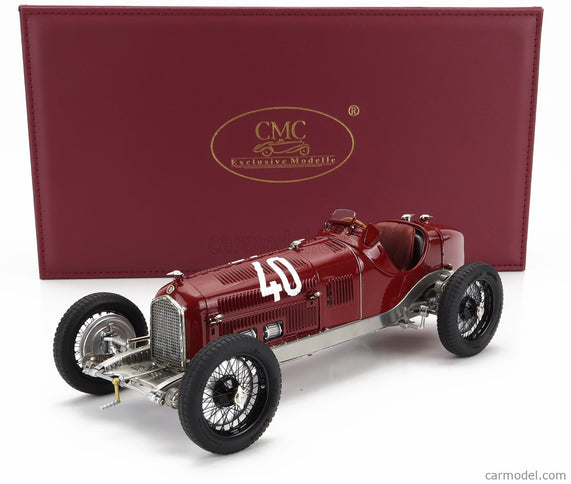 ALFA ROMEO F1 P3 N°40 Víťaz Comminges GP 1933 Fagioli 1:18 CMC červená