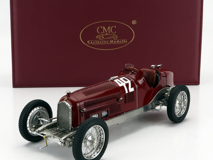 ALFA ROMEO F1 P3 N°42 Víťaz Marseille GP 1933 Chiron 1:18 CMC červená
