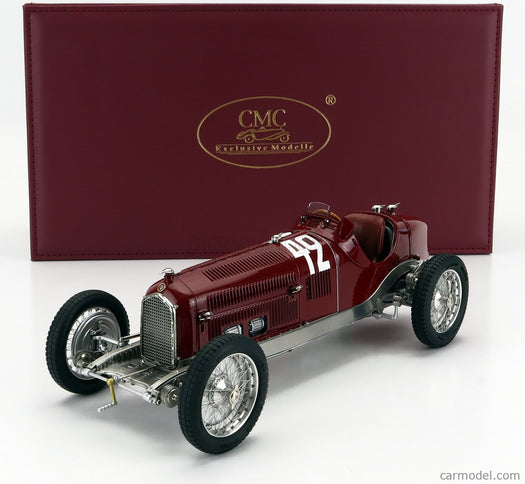 ALFA ROMEO F1 P3 N°42 Víťaz Marseille GP 1933 Chiron 1:18 CMC červená