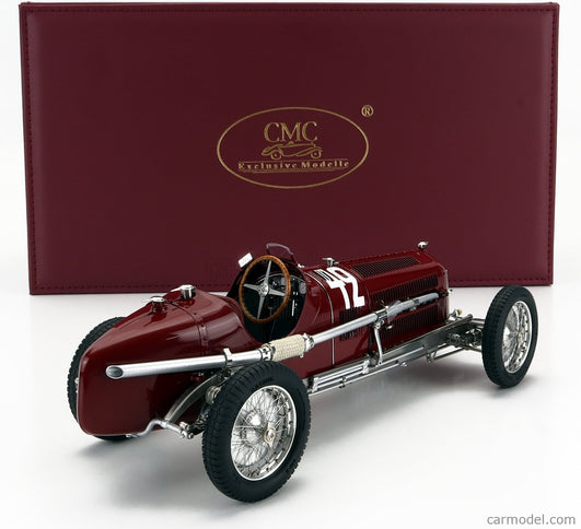 ALFA ROMEO F1 P3 N°42 Víťaz Marseille GP 1933 Chiron 1:18 CMC červená