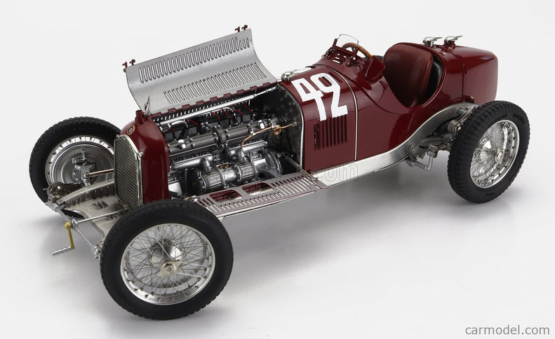 ALFA ROMEO F1 P3 N°42 Víťaz Marseille GP 1933 Chiron 1:18 CMC červená
