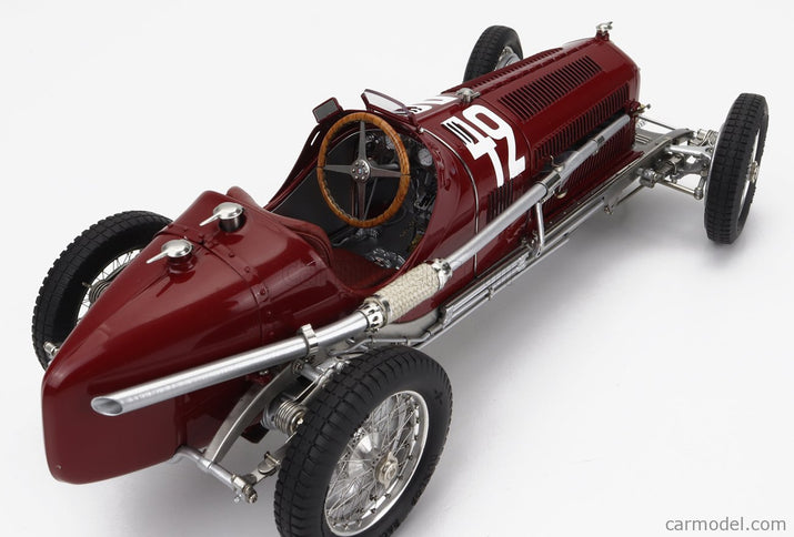 ALFA ROMEO F1 P3 N°42 Víťaz Marseille GP 1933 Chiron 1:18 CMC červená