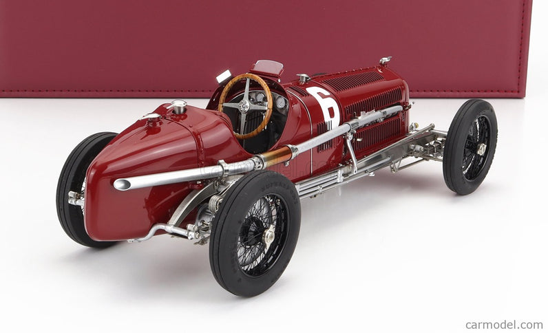 ALFA ROMEO F1 P3 N°6 Víťaz Monza GP 1932 R.Caracciola 1:18 CMC červená