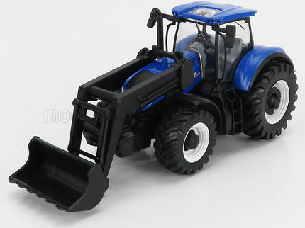 NEW HOLLAND | T7.315 TRACTOR WITH FRONT LOADER SCRAPER 2018 | BLUE