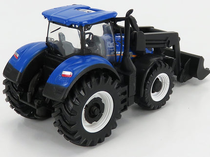 NEW HOLLAND | T7.315 TRACTOR WITH FRONT LOADER SCRAPER 2018 | BLUE