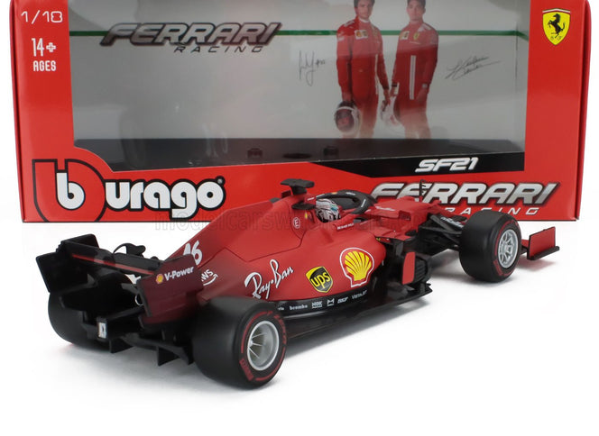 FERRARI | F1 SF21  TEAM SCUDERIA FERRARI MISSION WINNOW N 16 SEASON 2021 CHARLES LECLERC | MATT RED