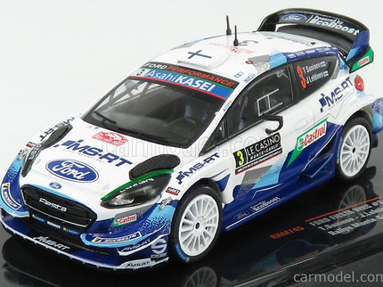 Ford Fiesta WRC Team M-Sport Ford Wrt N°3 8. Miesto Rally Montecarlo 2020 T.Suninen - J.Lehtinen 1:43 IXO Models 2 Tone modrá biela