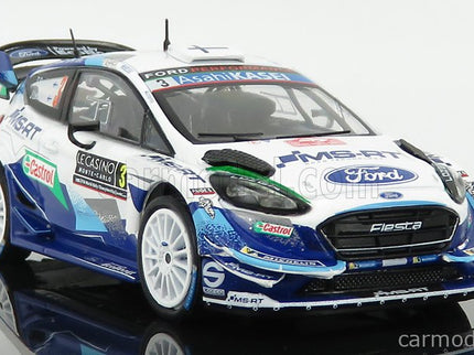 Ford Fiesta WRC Team M-Sport Ford Wrt N°3 8. Miesto Rally Montecarlo 2020 T.Suninen - J.Lehtinen 1:43 IXO Models 2 Tone modrá biela