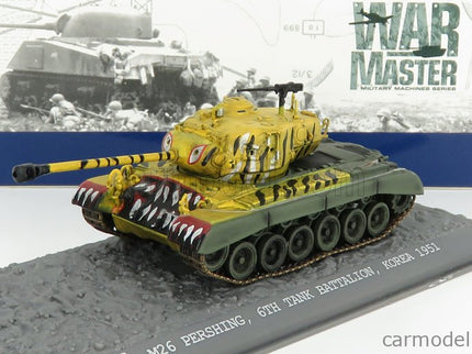 Tank M26 Pershing 6. Miesto Battalion Korea 1951 1:72 Solido vojenská maskovacia