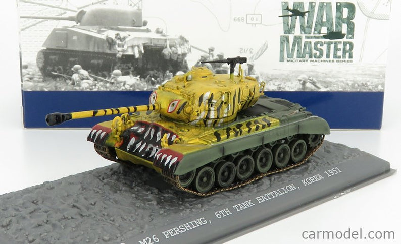Tank M26 Pershing 6. Miesto Battalion Korea 1951 1:72 Solido vojenská maskovacia