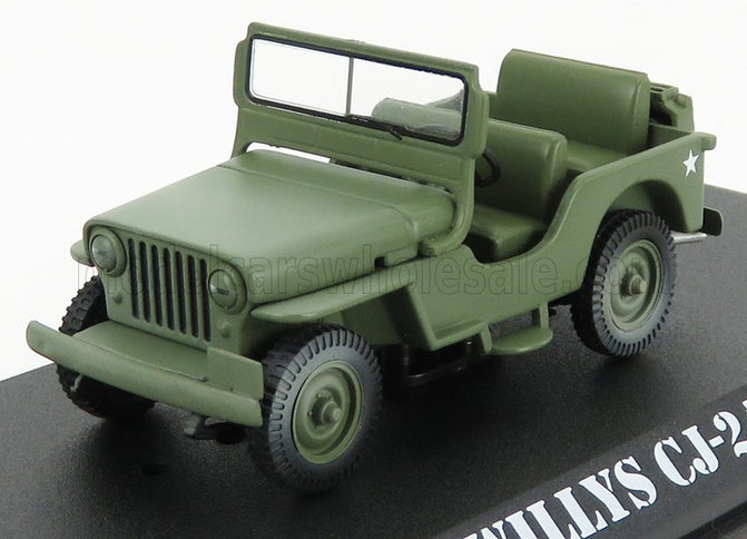 JEEP | WILLYS CJ-2A OPEN 1949 - M-A-S-H | MILITARY GREEN