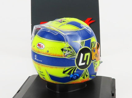 Bell Helmet F1 Helma MCL35 Renault Team Mclaren N°4 Sezóna 2021 Lando Norris 1:5 Spark Model žltá čierna