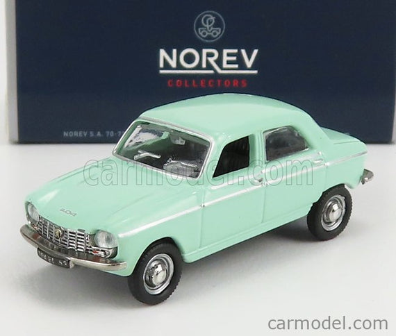 Peugeot 204 1966 1:87 Norev svetlomodrá
