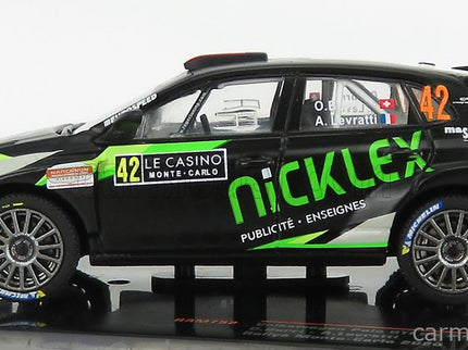 Volkswagen Polo Gti R5 Team N°42 Rally Montecarlo 2020 O.Burri - A.Levratti 1:43 IXO Models matná čierna zelená biela