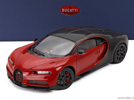 Bugatti Chiron Sport 2019 1:18 AUTOart Italian červená karbónová