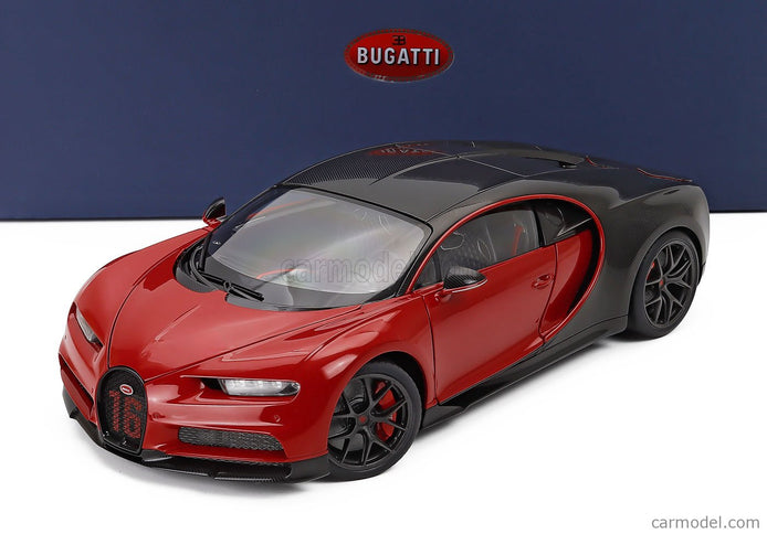 Bugatti Chiron Sport 2019 1:18 AUTOart Italian červená karbónová