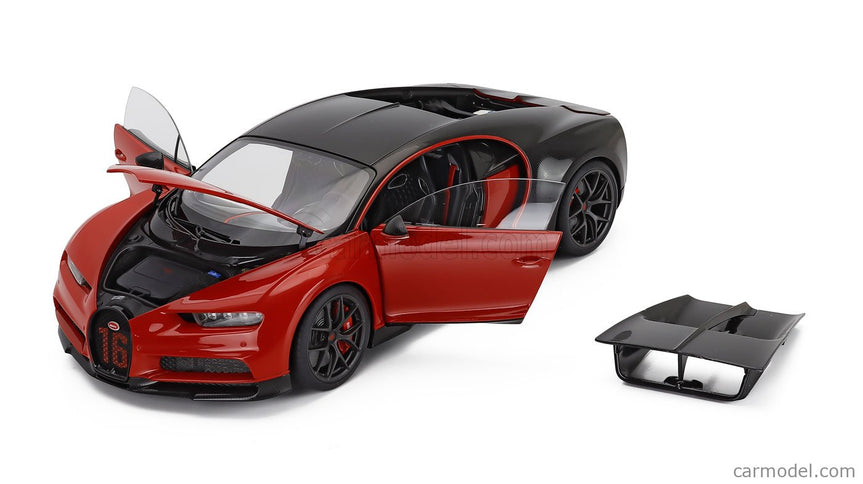 Bugatti Chiron Sport 2019 1:18 AUTOart Italian červená karbónová