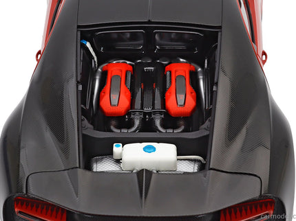 Bugatti Chiron Sport 2019 1:18 AUTOart Italian červená karbónová