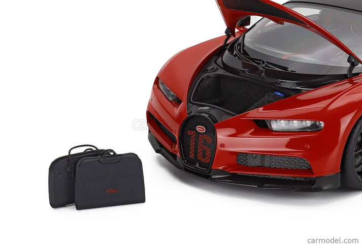 Bugatti Chiron Sport 2019 1:18 AUTOart Italian červená karbónová