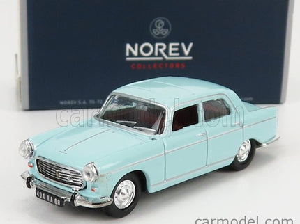 Peugeot 404 1968 1:87 Norev svetlomodrá