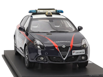ALFA ROMEO Giulietta Veloce Carabinieri 2018 1:18 BBR Models modrá červená