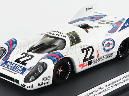 PORSCHE | 917K 4.9L TEAM MARTINI RACING N 22 WINNER 24h LE MANS 1971 HELMUT MARKO - GIJS VAN LENNEP | WHITE BLUE RED